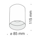 Lubinis šviestuvas SLIM C014CL-01B