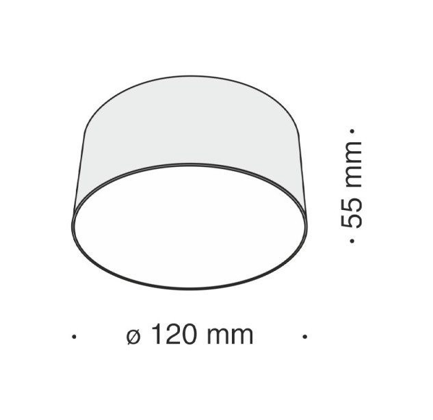 Lubinis šviestuvas ZON 4000K C032CL-L12B4K Lubinis šviestuvas ZON 4000K C032CL-L12B4K