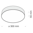 Lubinis šviestuvas ZON 4000K C032CL-L43B4K Lubinis šviestuvas ZON 4000K C032CL-L43B4K