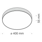 Lubinis šviestuvas ZON 4000K C032CL-L48B4K Lubinis šviestuvas ZON 4000K C032CL-L48B4K