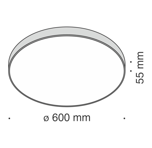 Lubinis šviestuvas ZON 4000K C032CL-L96B4K Lubinis šviestuvas ZON 4000K C032CL-L96B4K