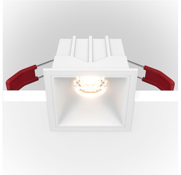 Įleidžiamas šviestuvas ALFA LED 3000K 10W DL043-01-10W3K-D-SQ-W dimeriuojamas Įleidžiamas šviestuvas ALFA LED 3000K 10W DL043-01-10W3K-D-SQ-W dimeriuojamas