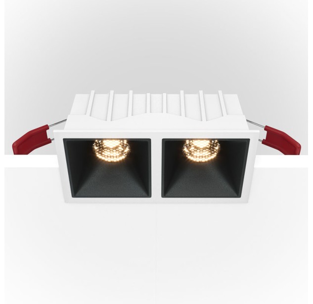 Įleidžiamas šviestuvas ALFA LED 4000K 30W DL043-02-15W4K-D-SQ-WB dimeriuojamas Įleidžiamas šviestuvas ALFA LED 4000K 30W DL043-02-15W4K-D-SQ-WB dimeriuojamas