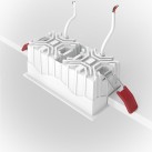 Įleidžiamas šviestuvas ALFA LED 4000K 30W DL043-02-15W4K-D-SQ-WB dimeriuojamas Įleidžiamas šviestuvas ALFA LED 4000K 30W DL043-02-15W4K-D-SQ-WB dimeriuojamas