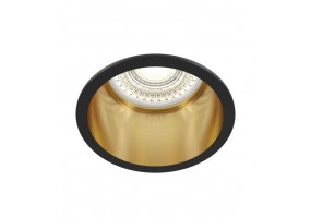 Įleidžiamas šviestuvas REIF BLACK/GOLD
