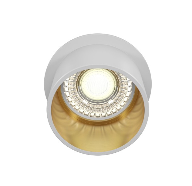 Įleidžiamas šviestuvas DL050-01WG REIF WHITE/GOLD Įleidžiamas šviestuvas DL050-01WG REIF WHITE/GOLD