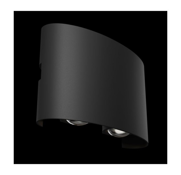 Sieninis lauko šviestuvas STRATO 4W BLACK Sieninis lauko šviestuvas STRATO 4W BLACK