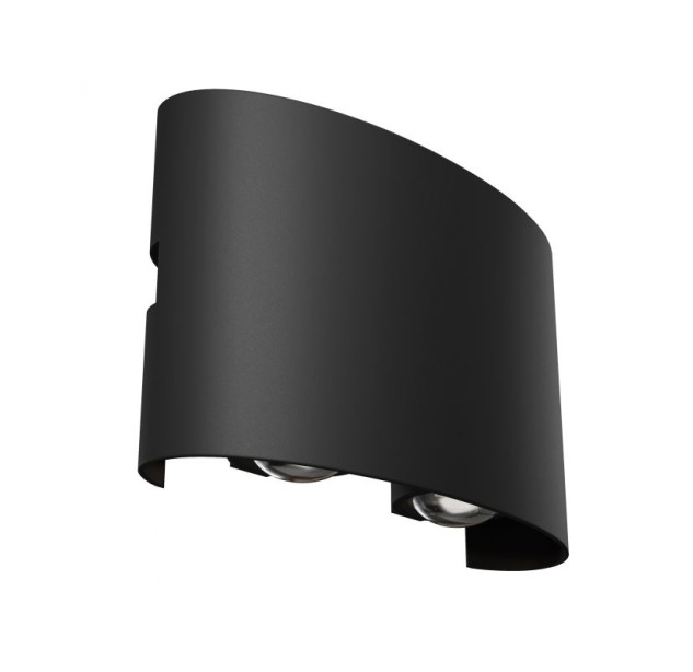 Sieninis lauko šviestuvas STRATO 4W BLACK Sieninis lauko šviestuvas STRATO 4W BLACK