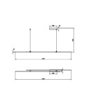 Pakabinamas šviestuvas HALO MOD005PL-L36BSK Pakabinamas šviestuvas HALO MOD005PL-L36BSK