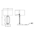 Stalinis šviestuvas MARMO MOD099TL-01G Stalinis šviestuvas MARMO MOD099TL-01G