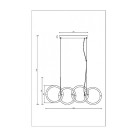 Pakabinamas šviestuvas NODE MOD165PL-L40G3K Pakabinamas šviestuvas NODE MOD165PL-L40G3K