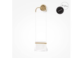 Sieninis šviestuvas Cabaret 3000K 8W Brass