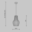 Pakabinamas šviestuvas ROOTS MOD191PL-01W1 Pakabinamas šviestuvas ROOTS MOD191PL-01W1