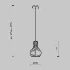 Pakabinamas šviestuvas ROOTS MOD192PL-01W Pakabinamas šviestuvas ROOTS MOD192PL-01W