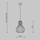 Pakabinamas šviestuvas ROOTS MOD192PL-01W1 Pakabinamas šviestuvas ROOTS MOD192PL-01W1