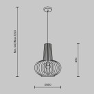 Pakabinamas šviestuvas ROOTS MOD193PL-01W