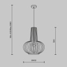 Pakabinamas šviestuvas ROOTS MOD193PL-01W1 Pakabinamas šviestuvas ROOTS MOD193PL-01W1