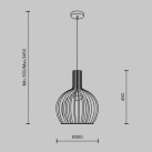 Pakabinamas šviestuvas ROOTS MOD194PL-01W Pakabinamas šviestuvas ROOTS MOD194PL-01W