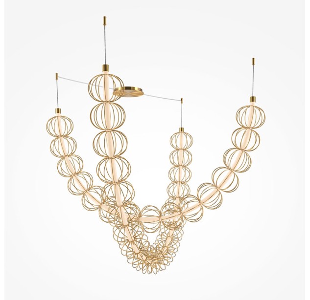 Pakabinamas šviestuvas GOLDEN CAGE 3000K 107W MOD216PL-L55G3K Pakabinamas šviestuvas GOLDEN CAGE 3000K 107W MOD216PL-L55G3K