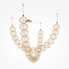 Pakabinamas šviestuvas GOLDEN CAGE 3000K 107W MOD216PL-L55G3K Pakabinamas šviestuvas GOLDEN CAGE 3000K 107W MOD216PL-L55G3K