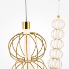 Pakabinamas šviestuvas GOLDEN CAGE 3000K 107W MOD216PL-L55G3K Pakabinamas šviestuvas GOLDEN CAGE 3000K 107W MOD216PL-L55G3K