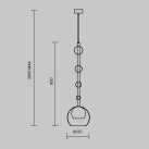 Pakabinamas šviestuvas ROS MOD227PL-01B1 Pakabinamas šviestuvas ROS MOD227PL-01B1