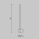 Sieninis šviestuvas LIGHT STICK 3000K 7W MOD237WL-L6BS3K Sieninis šviestuvas LIGHT STICK 3000K 7W MOD237WL-L6BS3K