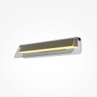 Sieninis šviestuvas Flat 3000K 10W black/brass/grey Sieninis šviestuvas Flat 3000K 10W black/brass/grey