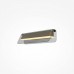 Sieninis šviestuvas Flat 3000K 6W black/brass/grey