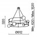Pakabinamas šviestuvas BALANCE MOD317PL-06B