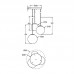 Pakabinamas šviestuvas BASIC FORM MOD321PL-03G1