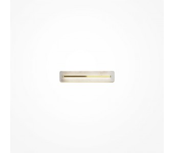 Sieninis šviestuvas Albatre 3000K 8W brass