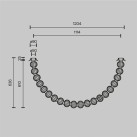 Pakabinamas šviestuvas AMULET 3000K 36W MOD555CL-L28G3K Pakabinamas šviestuvas AMULET 3000K 36W MOD555CL-L28G3K