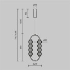 Pakabinamas šviestuvas AMULET 3000K 16W MOD555PL-L11G3K Pakabinamas šviestuvas AMULET 3000K 16W MOD555PL-L11G3K