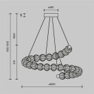 Pakabinamas šviestuvas AMULET 3000K 40W MOD555PL-L35G3K Pakabinamas šviestuvas AMULET 3000K 40W MOD555PL-L35G3K