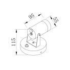 Sieninis lauko šviestuvas SCOPE O025WL-01B Sieninis lauko šviestuvas SCOPE O025WL-01B
