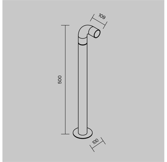 Pastatomas lauko šviestuvas Sleek 3000K 2W IP65 O477FL-L2GF3K Pastatomas lauko šviestuvas Sleek 3000K 2W IP65 O477FL-L2GF3K