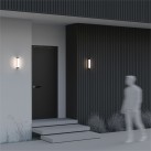 Sieninis lauko šviestuvas Rounge 3000K 12W IP54 O482WL-L12B3K Sieninis lauko šviestuvas Rounge 3000K 12W IP54 O482WL-L12B3K