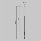Pastatomas lauko šviestuvas Flare 3000K 3W IP65 O487FL-L3GF3K1 Pastatomas lauko šviestuvas Flare 3000K 3W IP65 O487FL-L3GF3K1