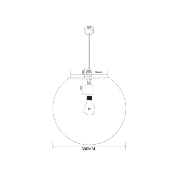 Pakabinamas lauko šviestuvas ERDA O594PL-01B Pakabinamas lauko šviestuvas ERDA O594PL-01B