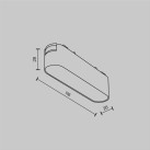 Magnetinis šviestuvas RADITY 3000K 6W TR080-1-6W3K-W