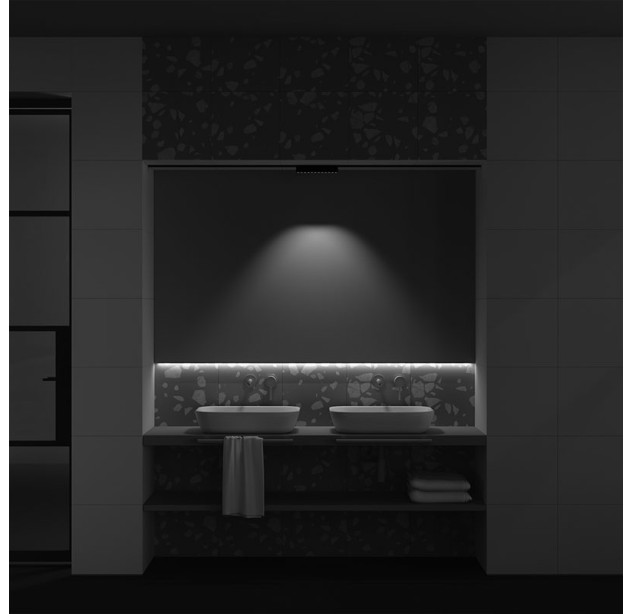 Magnetinis šviestuvas RADITY 3000K 12W TR082-1-12W3K-M-B