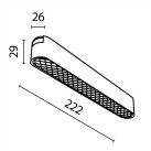 Magnetinis šviestuvas RADITY 3000K 12W TR084-1-12W3K-B Magnetinis šviestuvas RADITY 3000K 12W TR084-1-12W3K-B