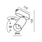Magnetinis šviestuvas RADITY 4000K 12W TR103-1-12W4K-M-B Magnetinis šviestuvas RADITY 4000K 12W TR103-1-12W4K-M-B