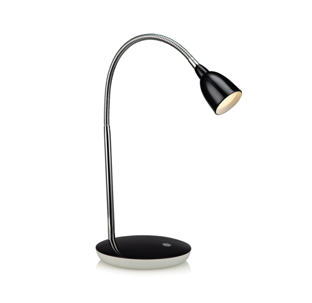 Stalinis šviestuvas TULIP Black/Chrome 1 Stalinis šviestuvas TULIP Black/Chrome 1