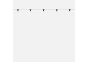 LED lempučių girlianda 3000K 10x0.24W 107292