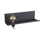 Sieninis šviestuvas MULTI USB Black Sieninis šviestuvas MULTI USB Black