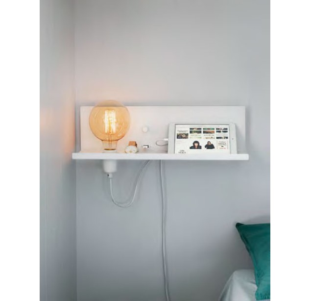 Sieninis šviestuvas MULTI USB White Sieninis šviestuvas MULTI USB White
