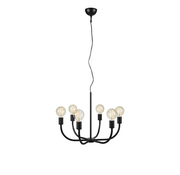 Pakabinamas šviestuvas AMISTOSO 6L Black Pakabinamas šviestuvas AMISTOSO 6L Black