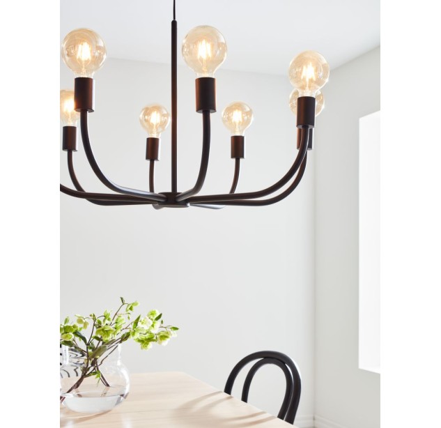 Pakabinamas šviestuvas AMISTOSO 8L Black Pakabinamas šviestuvas AMISTOSO 8L Black